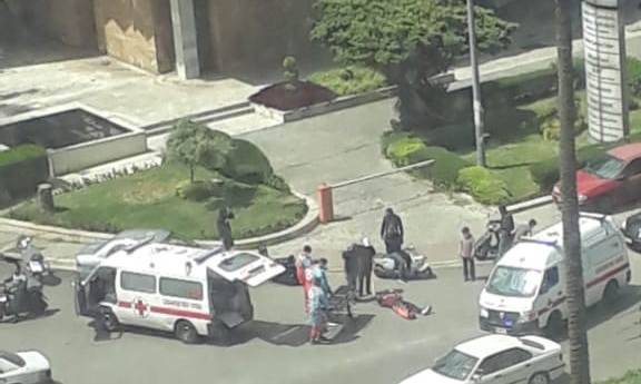 بالصورة.. إسعاف مواطن تعرّض للصدم في طرابلس