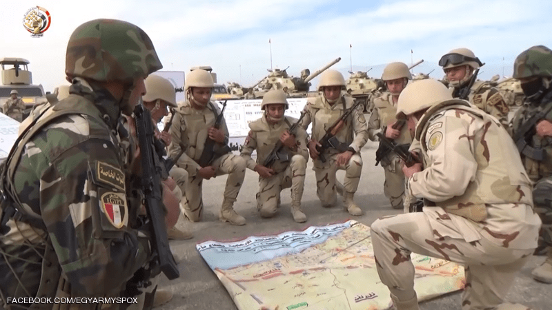 الجيش المصري يكشف خسائر الإرهابيين في سيناء