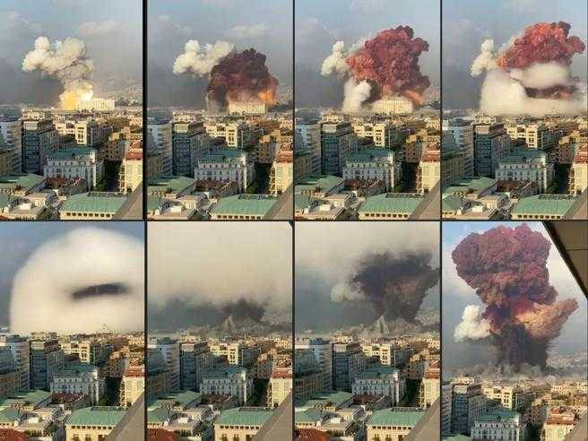 ‏ بالفيديو.. إنفجار مرفأ بيروت بتقنية التصوير البطيء