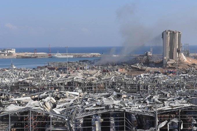المباشرة بأعمال المسح في المناطق المتضرّرة جرّاء انفجار مرفأ بيروت