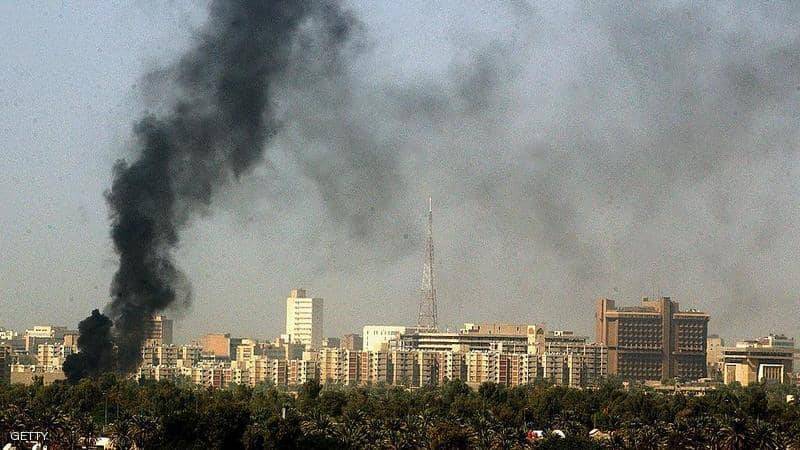 سقوط صاروخين قرب المنطقة الخضراء في بغداد
