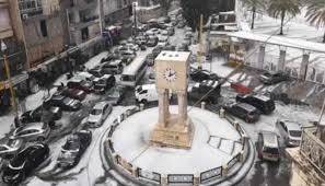 بالفيديو والصور.. بيروت بيضاء