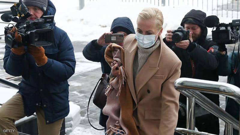 روسيا.. تغريم زوجة نافالني لمشاركتها باحتجاج ضد اعتقاله