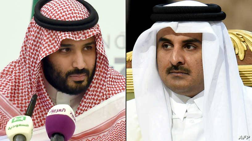 أمير قطر يجري اتصالا ً بولي العهد السعودي