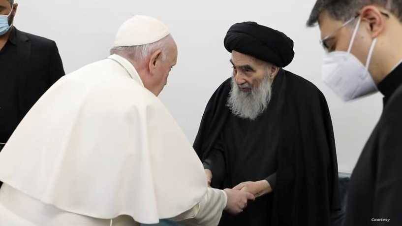 الكاظمي: البابا والسيستاني يرسمان لنا طريق الأمل