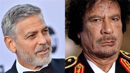 جورج كلوني مرشّح لبطولة فيلم عن معمر القذافي