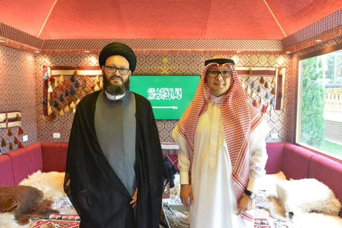 بخاري يلتقي أمين عام المجلس الإسلامي العربي