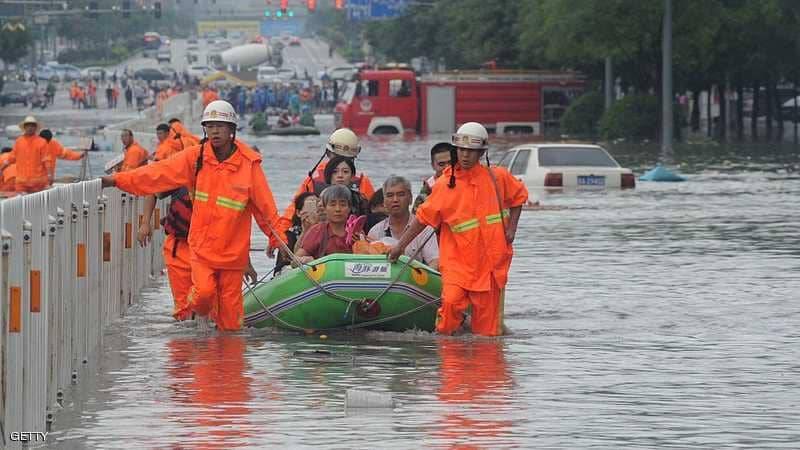 ارتفاع حصيلة ضحايا الفيضانات المُدمّرة في الصين