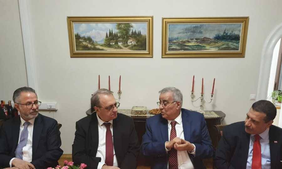 في موسكو.. عشاء في السفارة اللبنانية يجمع بو حبيب ولافروف وسفراء عرب