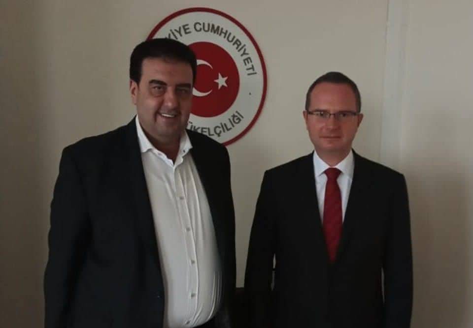 البعريني بحث الأوضاع العامة مع السفير التركي في بيروت.