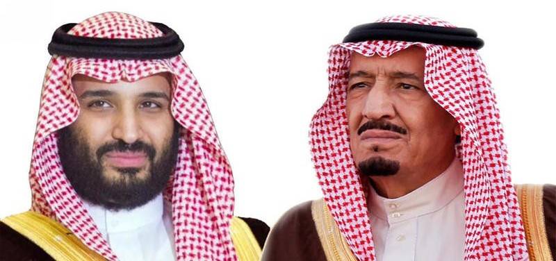 العاهل السعودي وولي العهد يعزيان في وفاة رئيس الإمارات