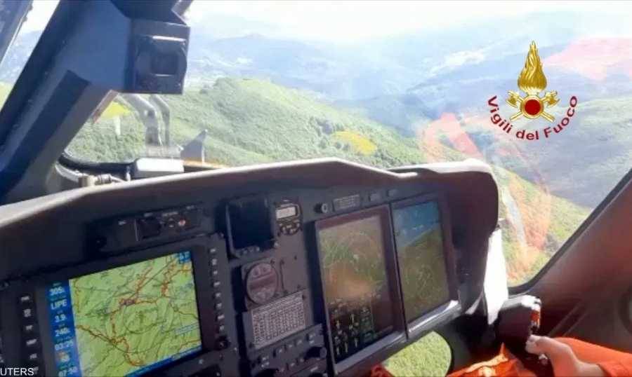 العثور على المروحيّة المفقودة في إيطاليا.. وعلى متنها لبنانيان مفقودان