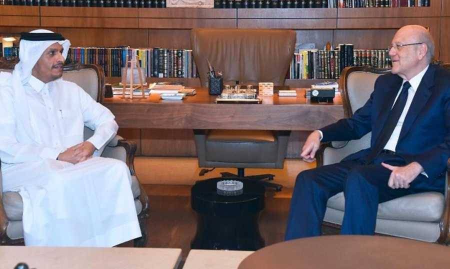 ميقاتي استقبل وزير الخارجية القطري: دعمكم يُساعد لبنان على تجاوز ‏المرحلة الصعبة