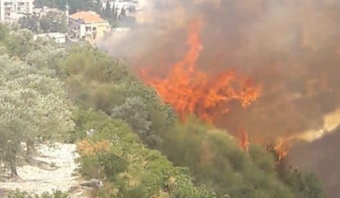 حريق في كفريا-الكورة ومناشدات لإطفائه