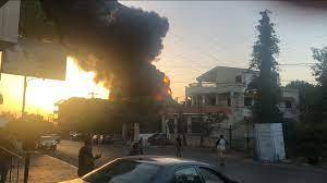 بالفيديو والصور: انفجار خزانات وقود في مزبود