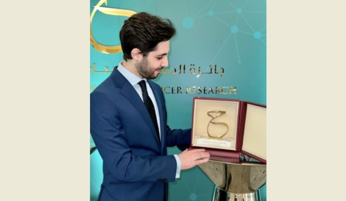 لبناني يحصد جائزة الملك حسين لابحاث السرطان للعام 2022