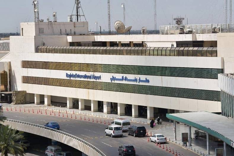 بسبب الأحوال الجوية.. إيقاف الحركة الملاحية في مطار بغداد الدولي
