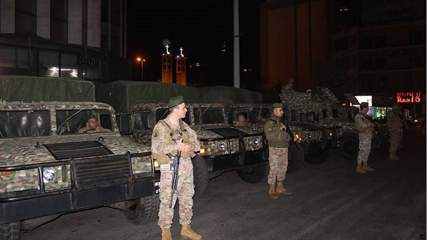 الجيش ينفّذ تدابير أمنية في مختلف المناطق اللبنانية لمناسبة الأعياد