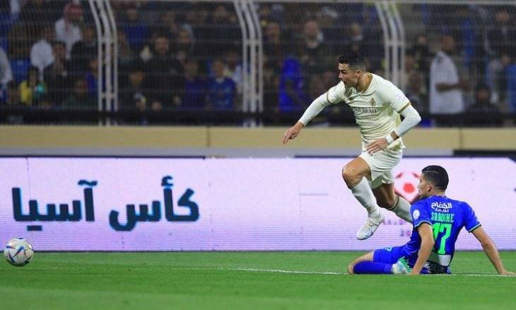 رونالدو يعرب عن سعادته بعد افتتاحه سجل أهدافه مع النصر