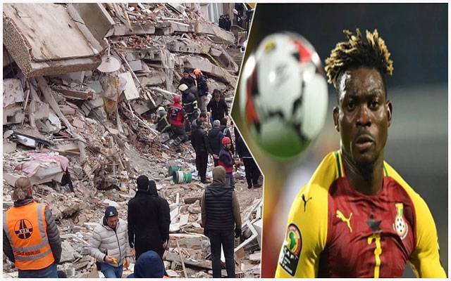 نجم منتخب غانا ضمن مفقودي الزلزال في تركيا