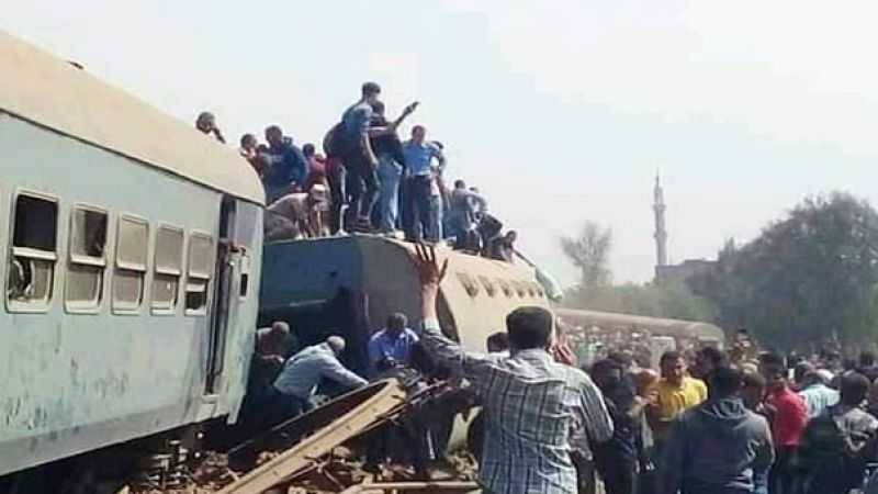 حادث قطار في مصر.. وفتح تحقيق عاجل