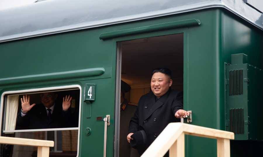 قطار كيم جونغ أون وصل إلى روسيا