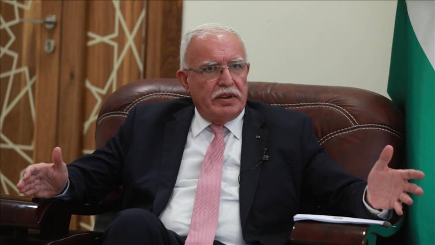 وزير الخارجية الفلسطيني: شعبنا يواجه تهديداً وجودياً