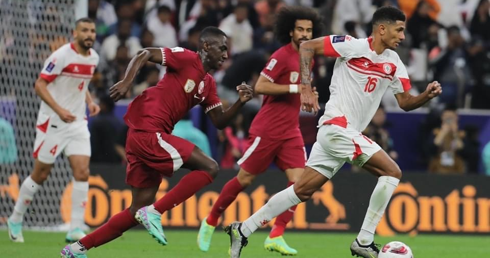 قطر فازت على لبنان 3 - 0 في افتتاح كأس آسيا على ملعب لوسيل