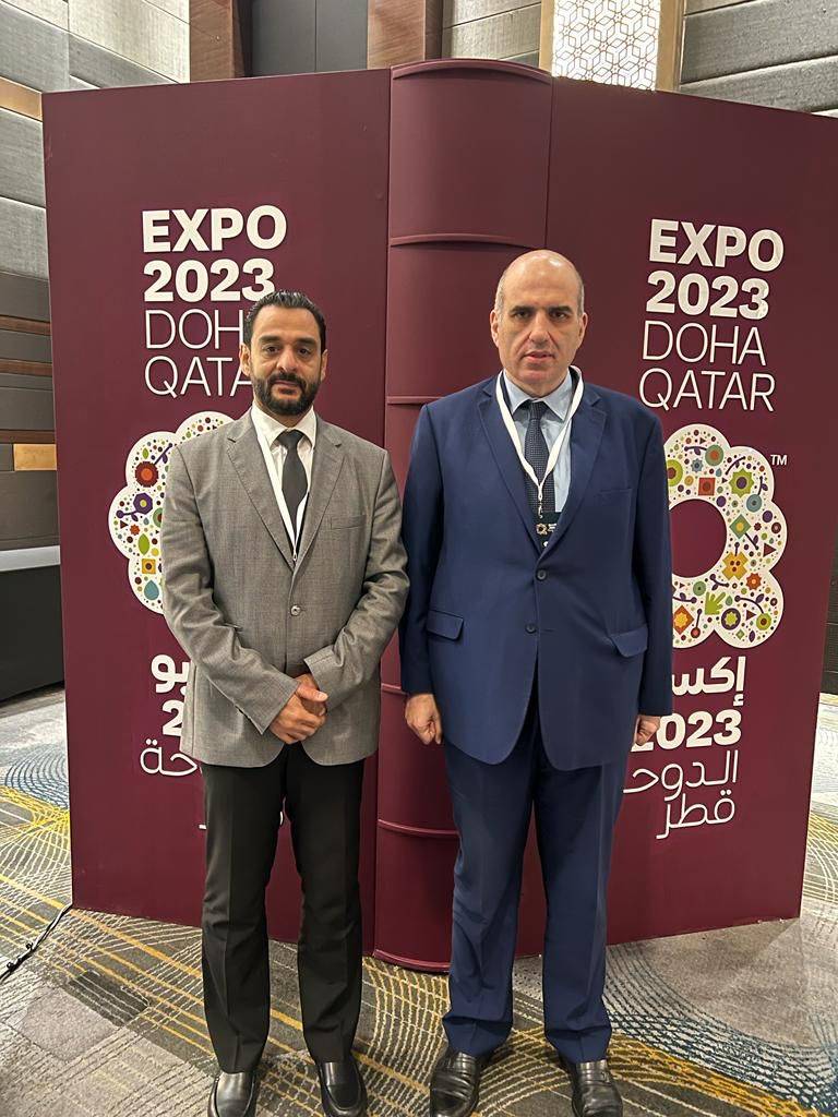 لحود وابو حيدر في قطر لمتابعة النشاطات بالجناح اللبناني في المعرض الدولي للبستنة اكسبو الدوحة