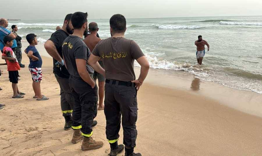 غرق ٧ أشخاص على الرملة البيضاء أُنقذ ٤ منهم والبحث جار عن ٣ مفقودين