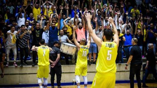 الرياضي بيروت يفوز على غورغان الإيراني بنتيجة 100-78 ويتوج بلقب FIBAWASL منطقة غربي آسيا بكرة السلة للمرة الثانية على التوالي