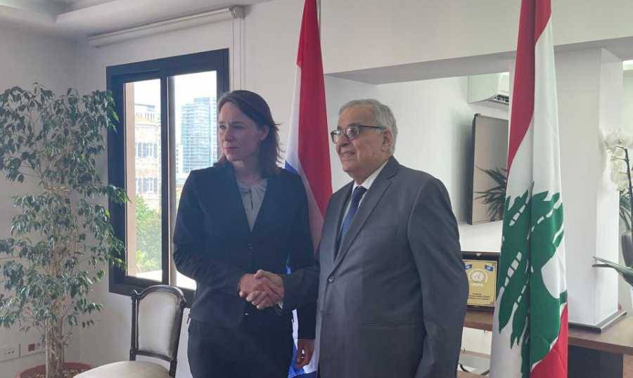 بوحبيب يلتقي وزيرة خارجية هولندا