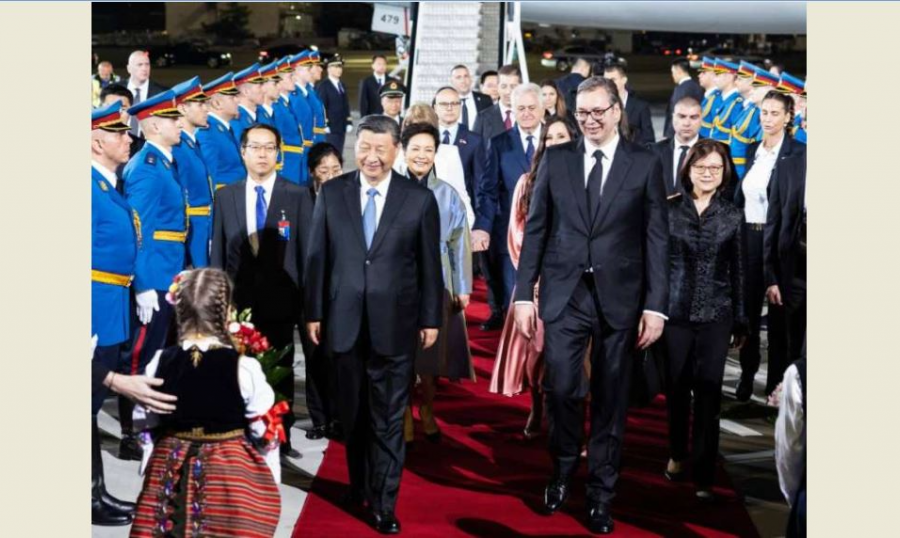 الرئيس الصيني يزور صربيا