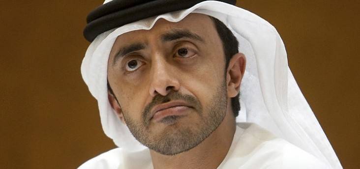 وزير الخارجية الإماراتي يحذر من خطورة تفاقم الأوضاع في الشرق الأوسط وتصاعد حدة التوترات بما يهدد السلم والأمن الإقليمي والدولي