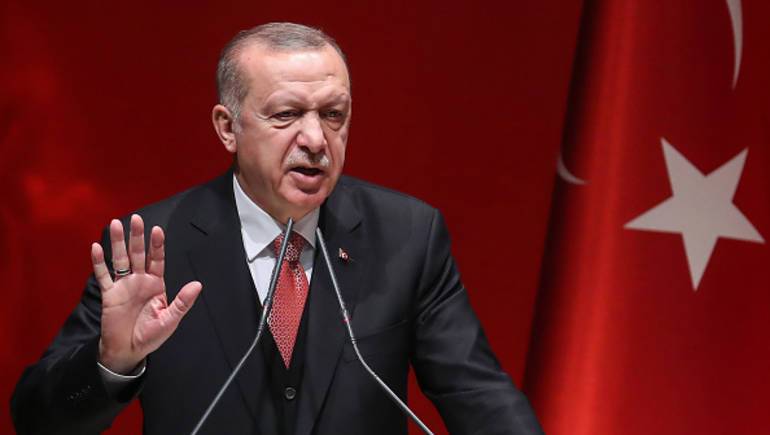 أردوغان يتهم الغرب بالوقوف إلى جانب الإرهابيين في سوريا
