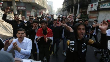 طلاب بغداد في الساحات.. ودعوة حقوقية لـ"تدخل عاجل"