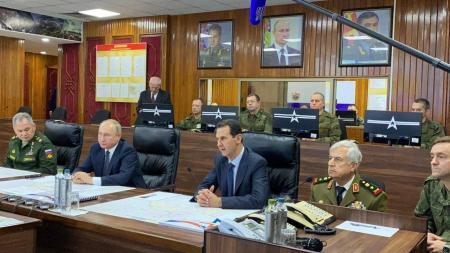 الأسد يزور مقر قيادة بوتين في دمشق