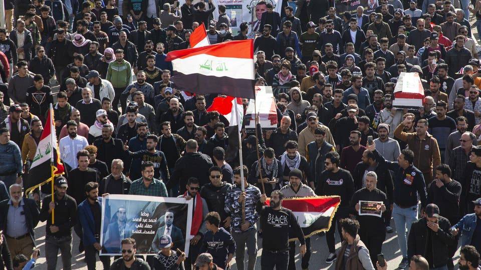 العراق..59 مصاباً بالمواجهات بين الأمن والمتظاهرين في 